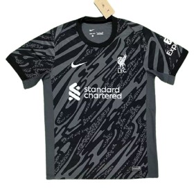 Camiseta de fútbol Liverpool Portero 2024-25 Negra